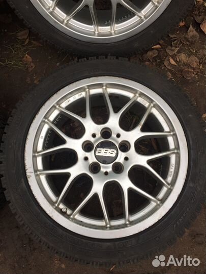Колеса BBS шипы Goodyear на Сааб