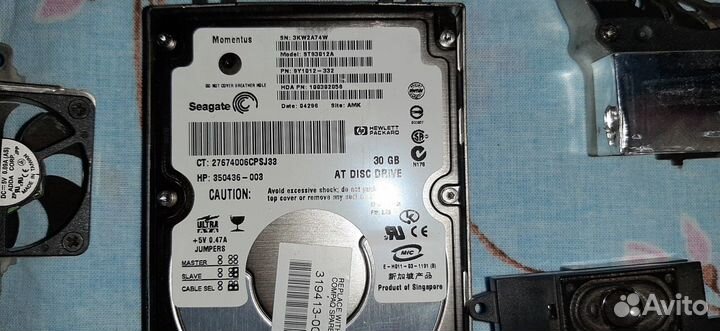 Ноутбук HP на запчасти