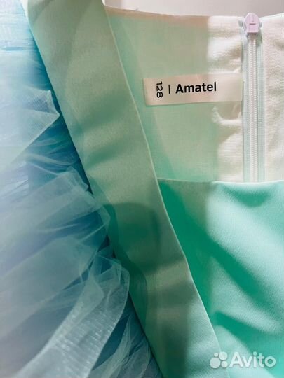 Пышное платье для девочки 128 рост