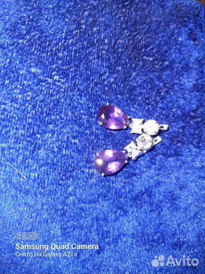 Серебряные серьги