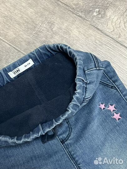 Джинсы утепленные 86