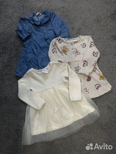 Платье для девочки zara 86