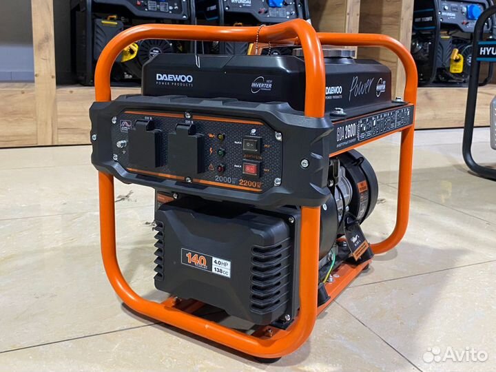 Бензиновый генератор 2 кВт (инверторный)