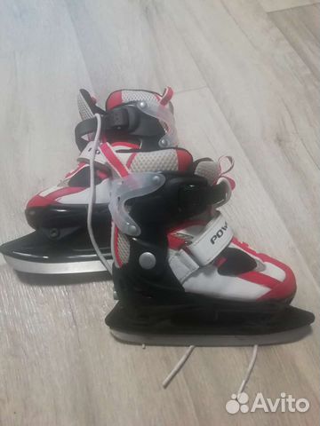 Коньки детские раздвижные 26-29