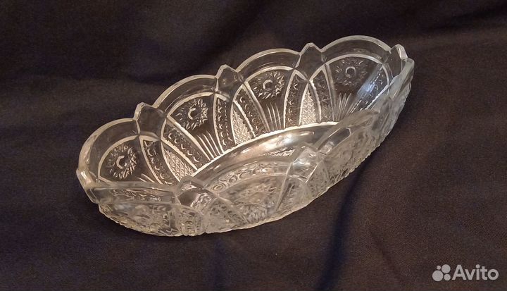 Салатник хрустальный, 4 шт