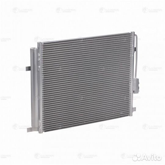 Конденсер hyundai santa FE 12- (с ресивером) LR