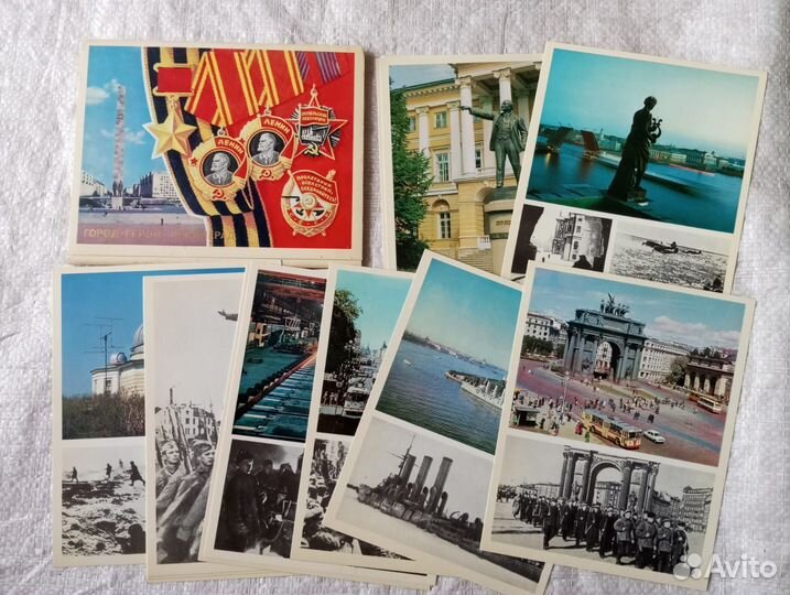 Наборы открыток с городами СССР