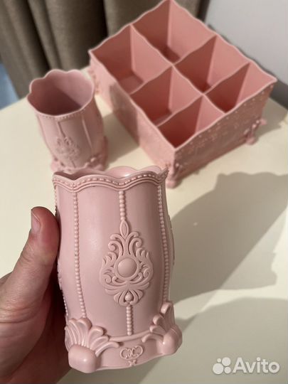 Органайзер для косметики и стаканчики