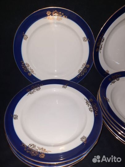 Тарелки дулево cobalt