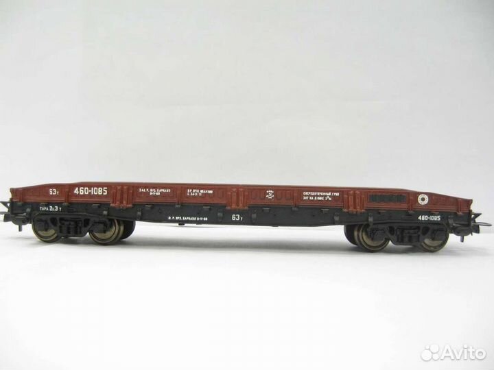 Платформа с металлическими бортами 63т. сжд