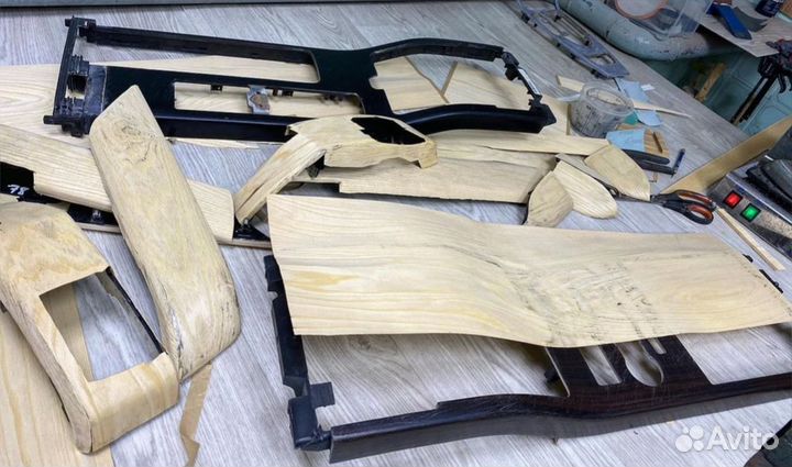 Шпон. Шпонирование элементов декора авто