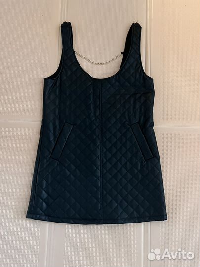 Сарафан кожаный incity новый