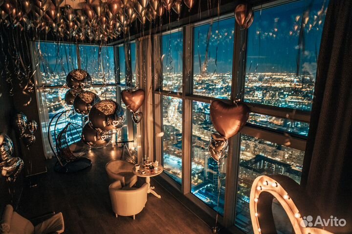 Романтическое свидание в Москва-Сити. 67 этаж