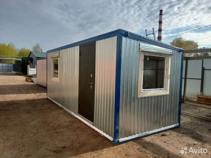 Блок-контейнер с душем и туалетом