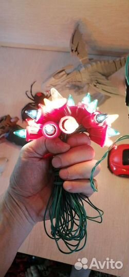 Новогодняя гирлянда-плафончики СССР