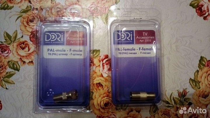 Тв PAL гнездо, штекер