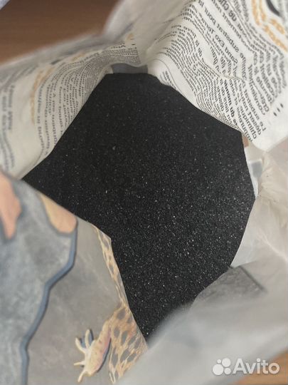 Песок Exo Terra черный для рептилий