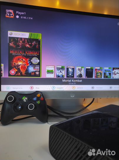 Xbox 360e freeboot, 250гб+33 игры