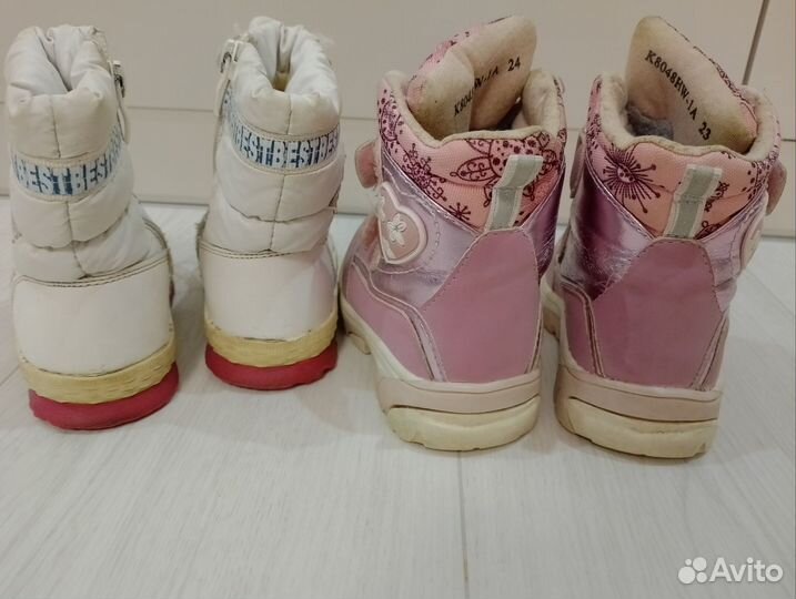 Ботинки зимние для девочки 23, 24