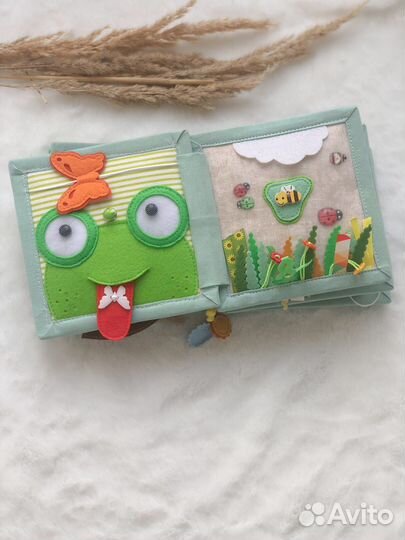 Развивающая книга из фетра