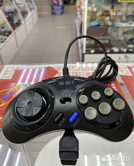 Джойстик 16bit Сега Controller Turbo Black