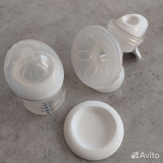 Молокоотсос avent ручной бутылочки