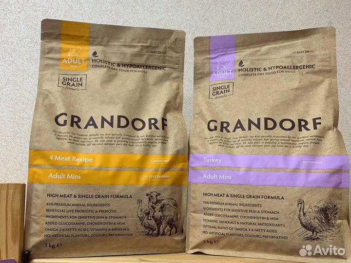 Корм для собак мини пород Grandorf