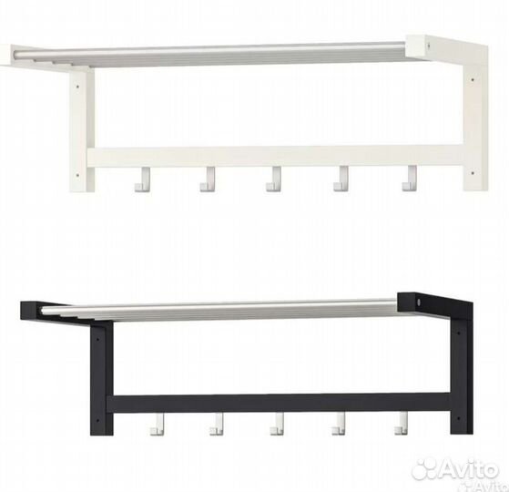 Полка вешалка Чусиг Tjusig Икеа IKEA