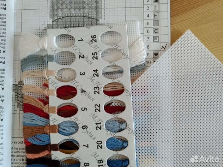 Набор для вышивания на пластиковой канве