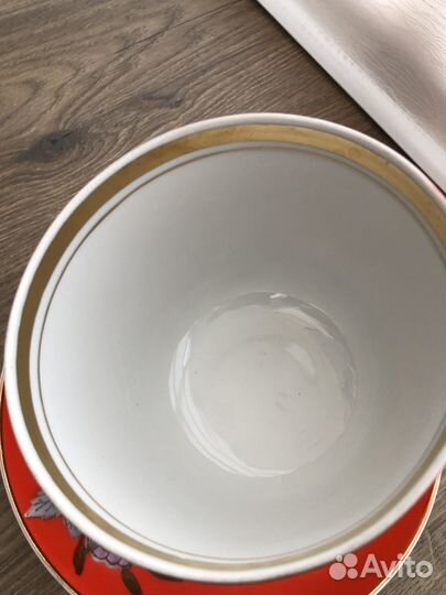 Большая чайная пара Мальва Барановка