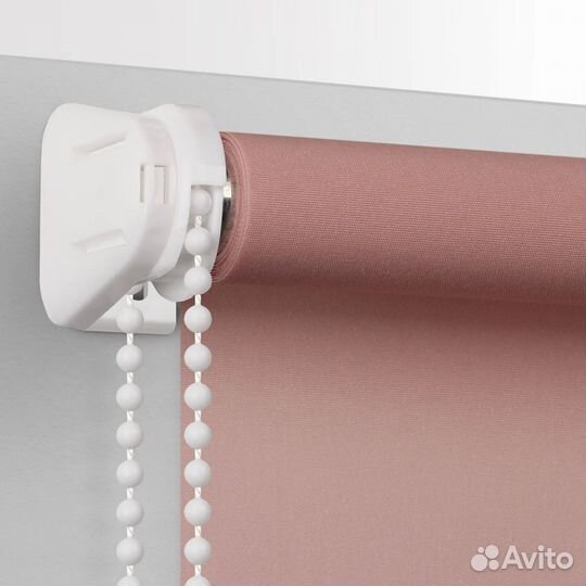 Рулонные шторы Плайн пыльная роза 200 см