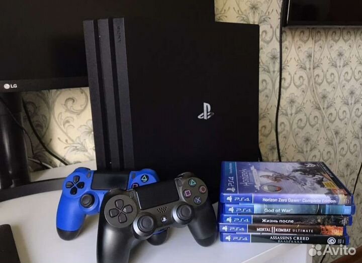 Ps4 pro playstation 4 pro + 500 игр