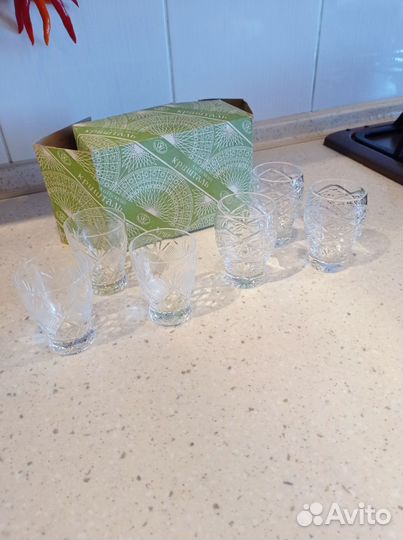 Хрустальные стопки рюмки из СССР