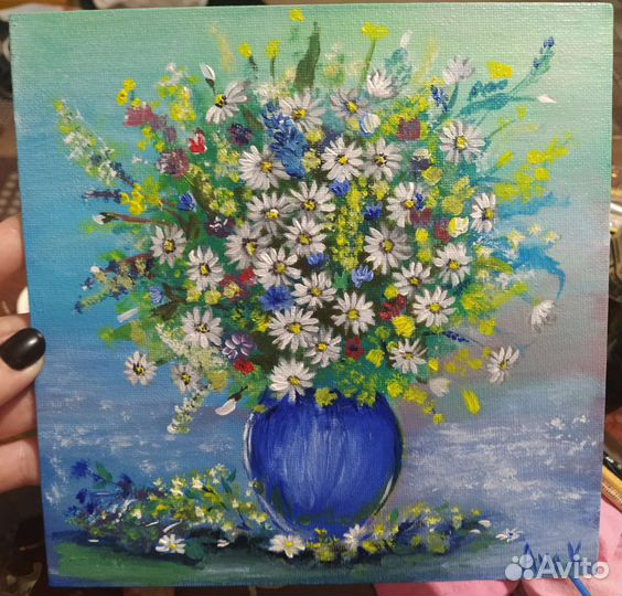 Картина акрилом на холсте