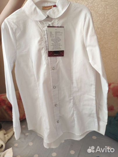 Рубашка белая для девочки