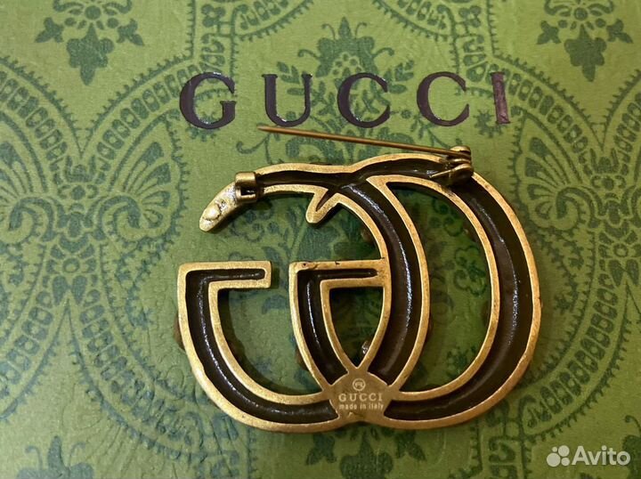 Брошка новая Gucci