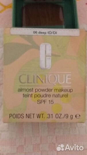 Пудра Сlinique тон 06 Deep