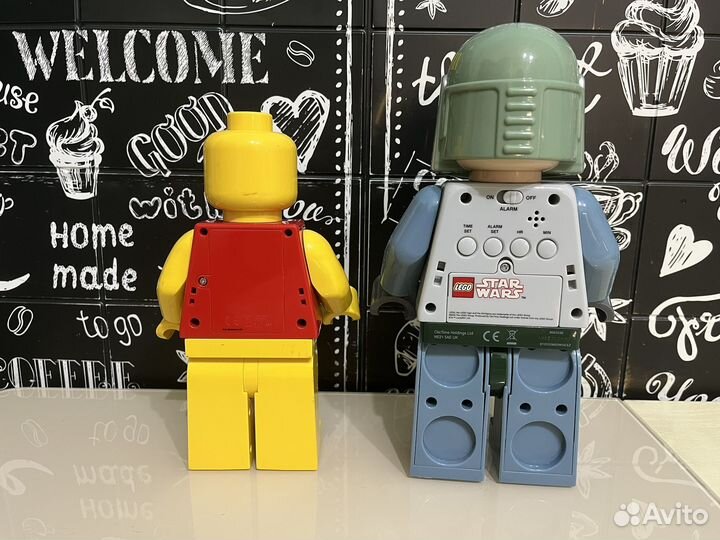 Lego часы и ночник