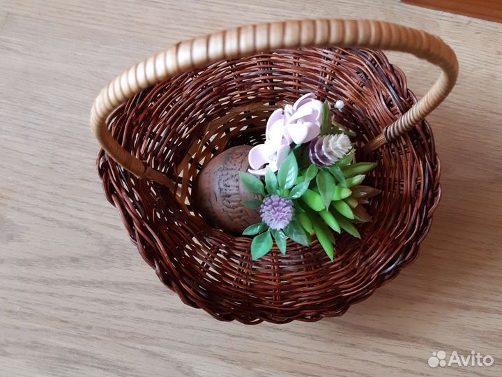 Корзинка интерьерная малая для подарка