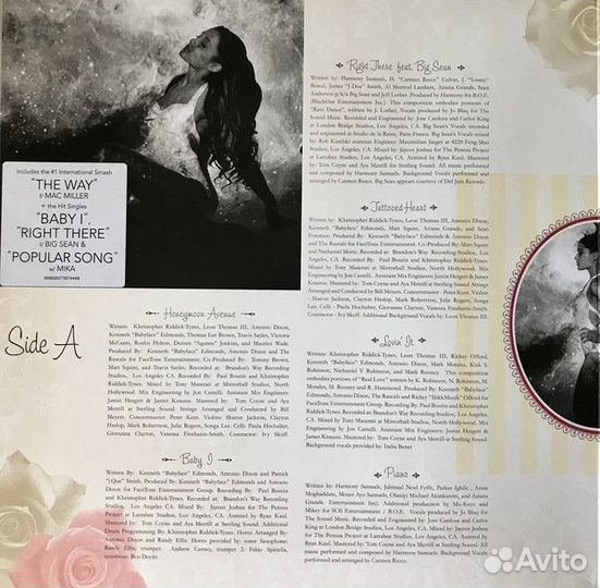 Виниловая пластинка Grande, Ariana, Yours Truly