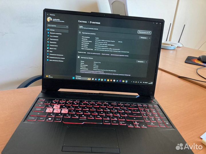 Ноутбук asus TUF Gaming A15 FA506IHR-HN019W Black