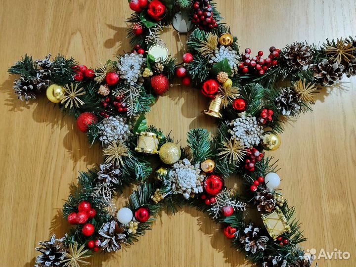 Новогодний венок декор для дома
