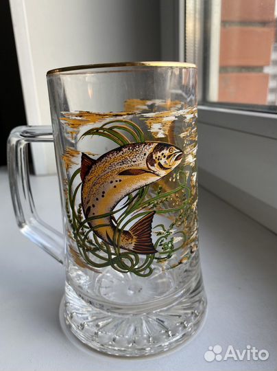 Кружка пивная рыбалка