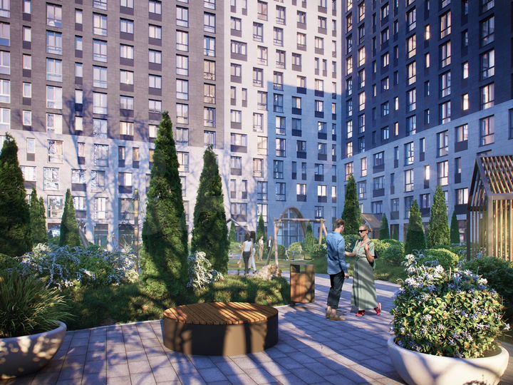 1-к. квартира, 43,3 м², 12/16 эт.