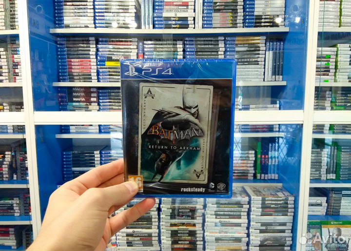 Batman return to arkham ps4 новый (обмен дисков)