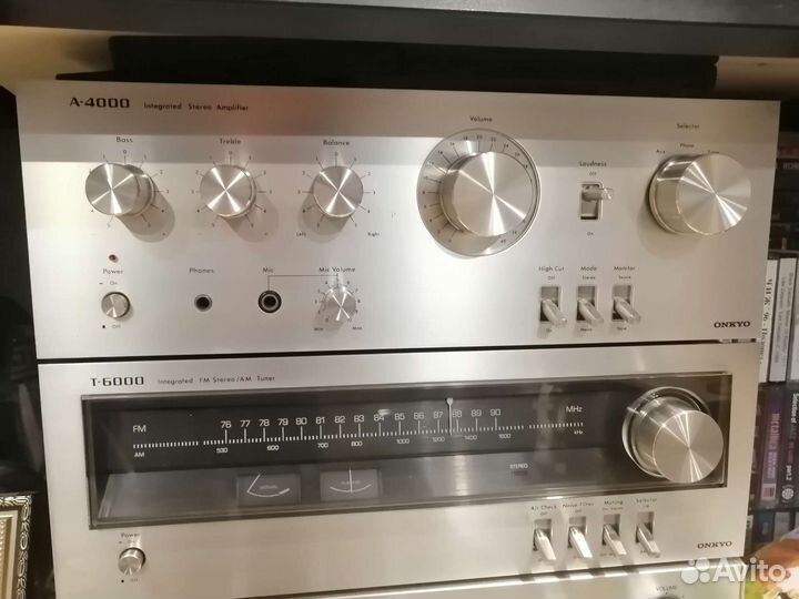 Усилитель Onkyo A4000, Тюнер Onkyo T6000