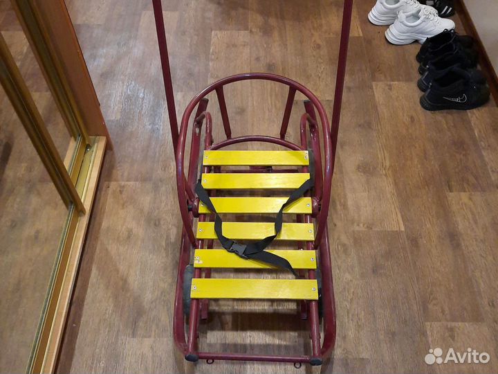 Санки с колесами