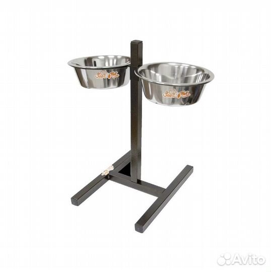 Миски на подставке - стойке Зооник металл
