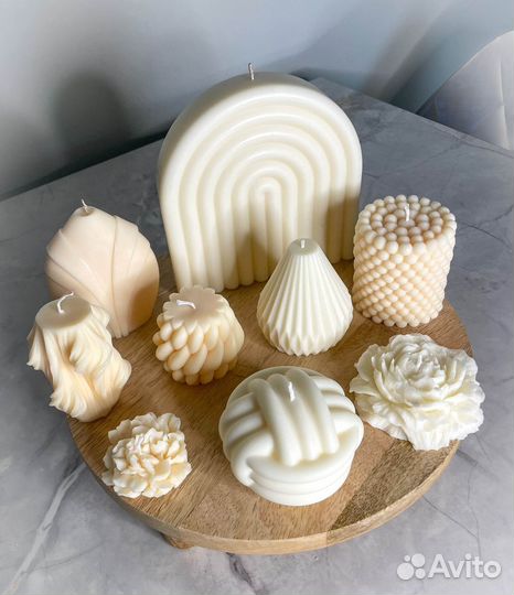 Соевый воск для формовых свечей