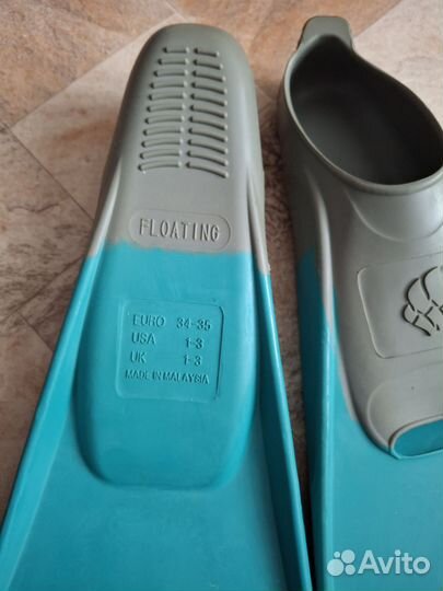 Ласты для плавания детские 34 35